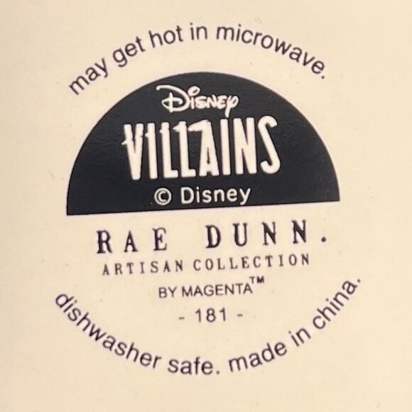 Rae Dunn MIRROR, MIRROR Evil Queen Snow White DISNEY VILLAINS Mug ~ Magenta - Picture 11 of 11